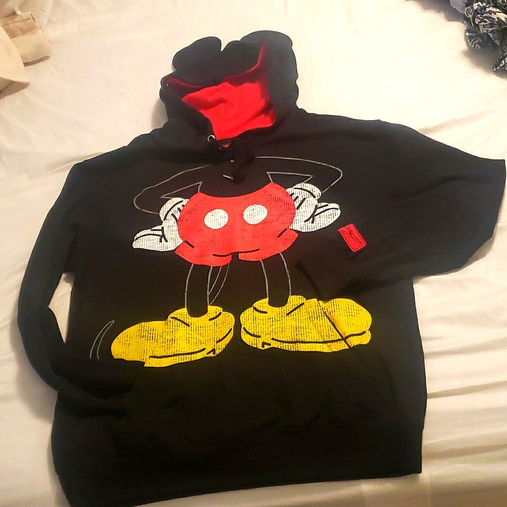 Mickey Mouse Disneyland Hoodie sweatshirt sz L
